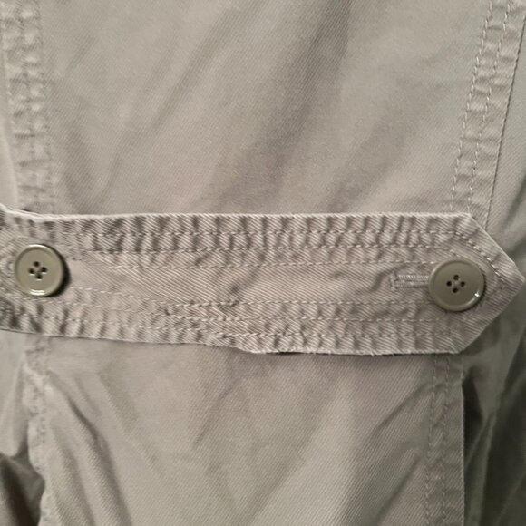 Banana Republic Utility Jacket – Size 12, Classic Double-Breasted Style - Picture 4 of 6
